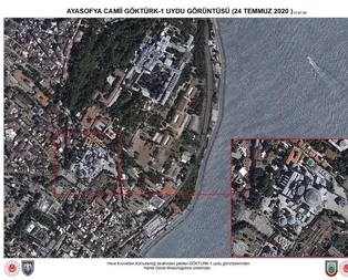 İşte Ayasofya’da ilk cuma! Uzaydan böyle görüntülendi