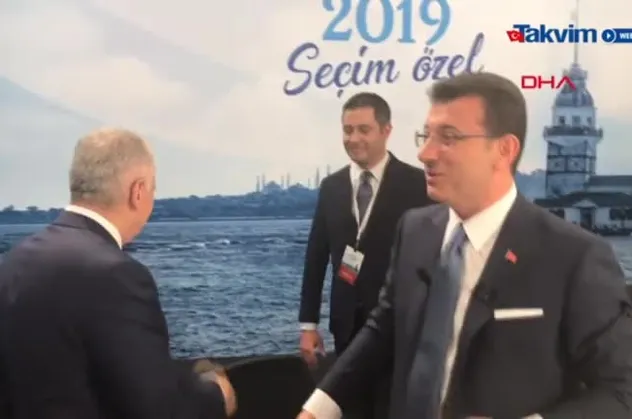 İşte Türkiye'nin konuştuğu canlı yayının kamera arkası! Binali Yıldırım ve Ekrem İmamoğlu...