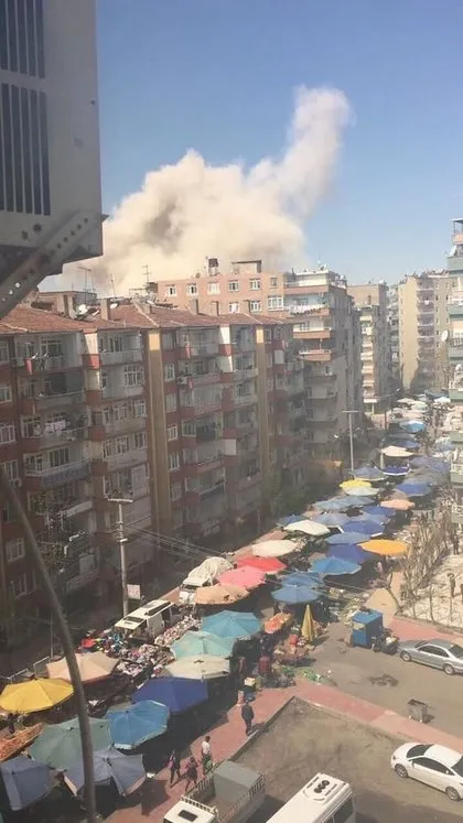 Diyarbakır’daki patlamadan ilk görüntüler