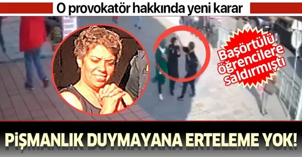 Karaköy’de başörtülü öğrenciye saldıran Semahat Yolcu’ya verilen ’hapis cezasının ertelenmesi’ kararı kaldırıldı!