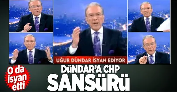 Uğur Dündar'a CHP sansürü