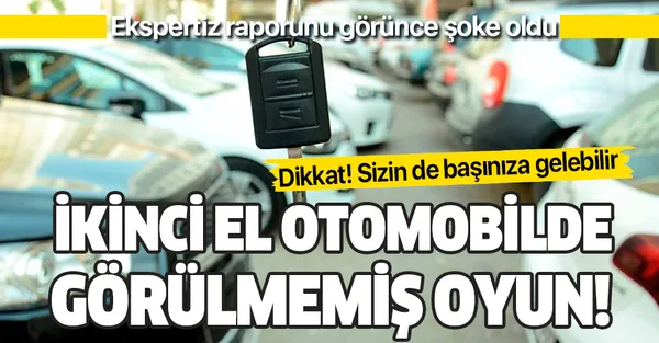 Dikkat! Sizin de başınıza gelebilir! İkinci el otomobilde görülmemiş oyun! Ekspertiz raporu...-1
