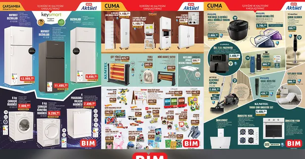 5 litre yağ 169, 75 TL'ye düştü! BİM 10 Ocak aktüel ürünler kataloğu şimdi yayında! Bakliyat, salça, bulyon, tuz, ızgara kanat, süzme peynir...