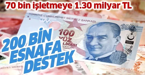 200 bin esnafa destek