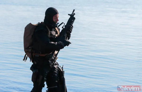 "Mavi Vatan 2019 Tatbikatı" devam ediyor | Deniz komandolarının çıkarma harekatı göz kamaştırdı - 37