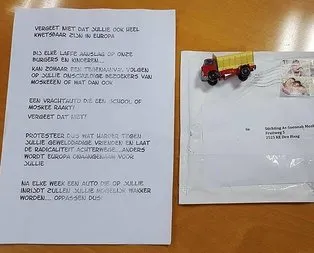 Hollanda’da camiye tehdit mektubu