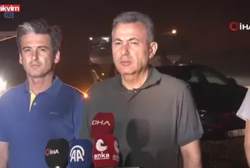 Vali Elban: Yangın elektrik hattından çıktı