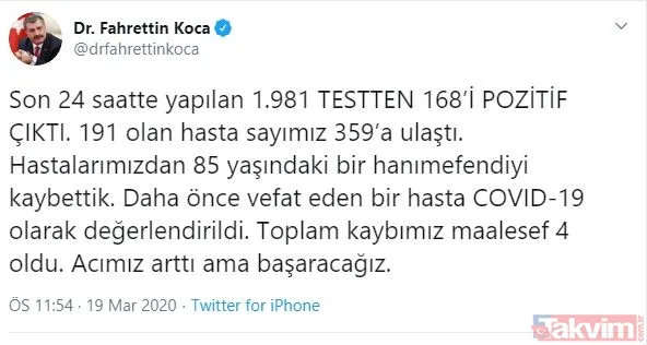Türkiye'de 11 Nisan koronavirüs (Kovid-19) vaka sayısı kaç oldu? Bakan Koca açıkladı: İlk kez azaldı - 28