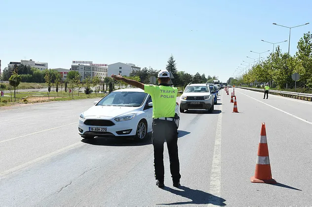 Bayram trafiğine drone ile denetim