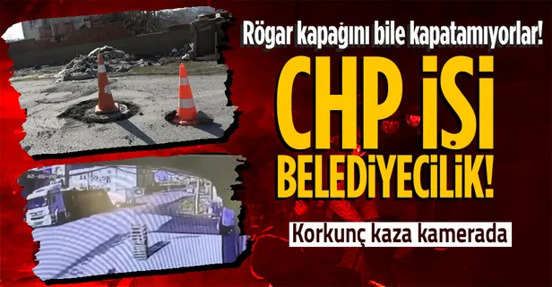 Arnavutköy’de bozuk rögar kapağı kazaya yol açtı! İSKİ’ye mahalle sakinleri isyan etti