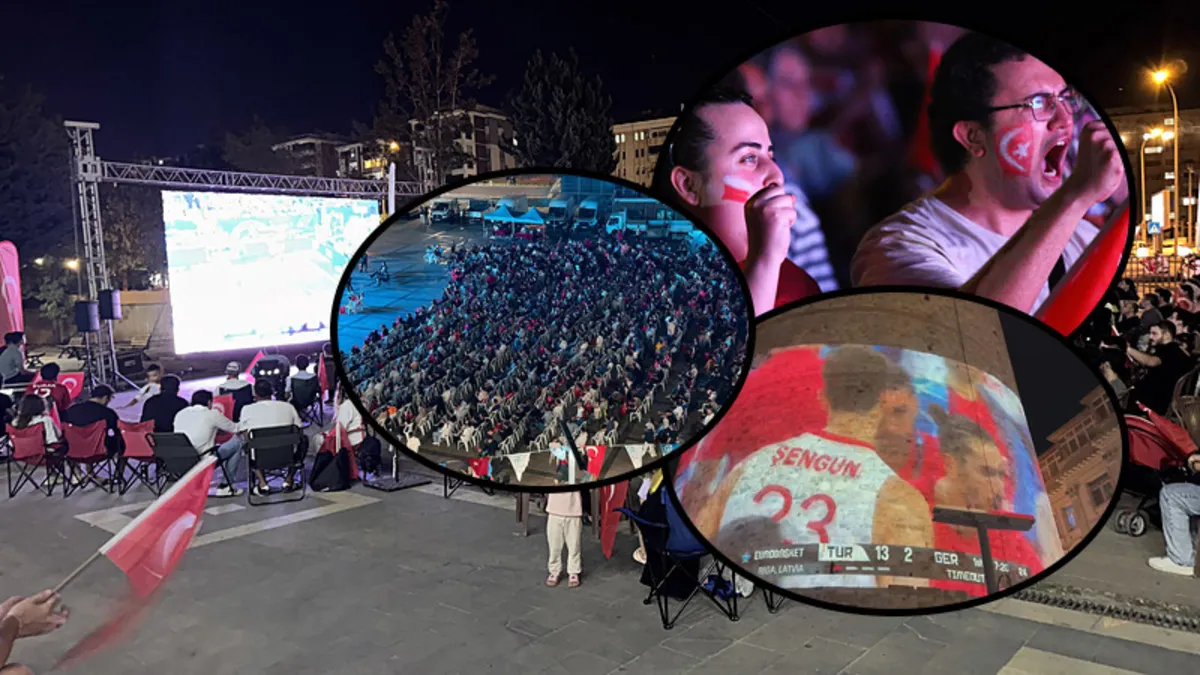 Yurdun dört bi yanında nefesler tutuldu | Türkiye-Almanya EuroBasket 2025 final maçı dev ekrandan izlendi