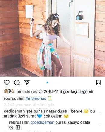 Ebru Şahin ile Cedi Osman'ın esprili mesajları herkesi mutlu etti-2