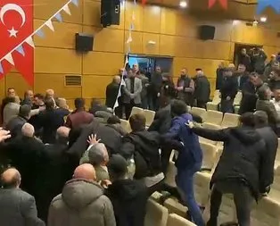 İYİ Parti kongresinde salon bir anda karıştı!