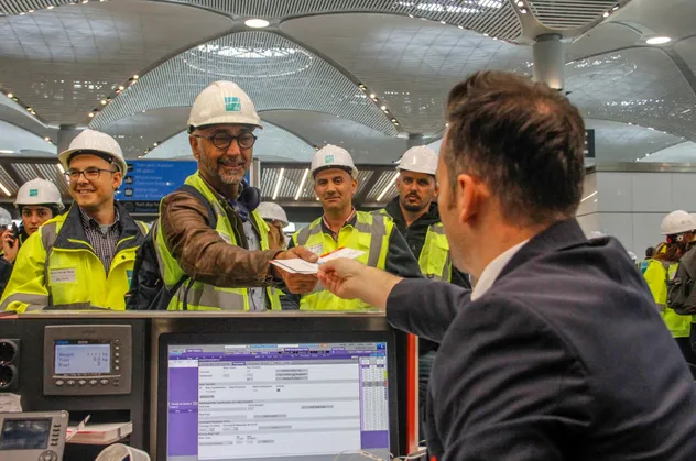 Yeni Havalimanında bin kişilik test