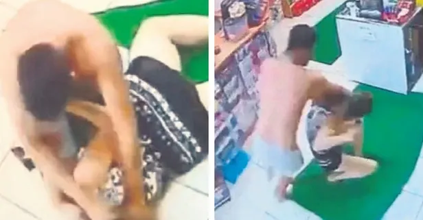 Ellerin kırılsın | Muğla'da dehşet anları! Akaryakıt istasyonunda kadına şiddete 3 gözaltı