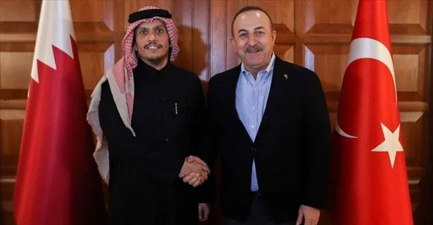 Dışişleri Bakanı Mevlüt Çavuşoğlu, Katar Dışişleri Bakanı Al Sani ile telefonda görüştü