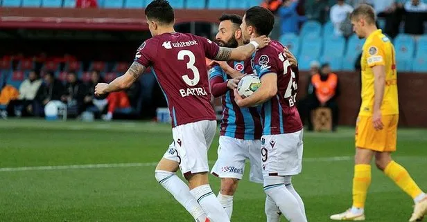 Trabzon gol düellosu şeklinde geçen maçta Kayseri’ye kaybetti