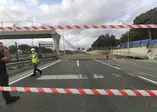 Son dakika: Eyüpsultan'da üst geçit çöktü! TEM Bağlantı yolu trafiğe kapandı
