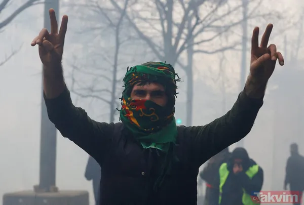 Terör örgütü PKK yanlıları Paris'i savaş alanına çevirdi! Türkiye'deki siyasi ayak HDP iftiraya başladı - 30