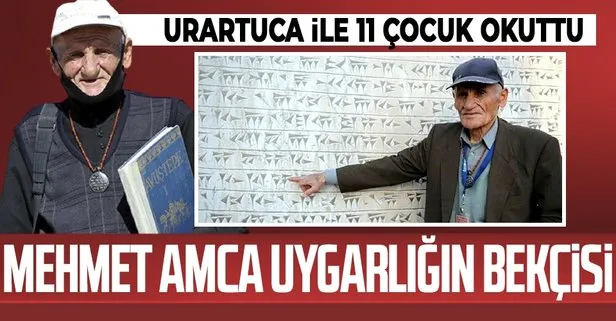 Vanlı Mehmet Dede, Urartu Uygarlığı’na ait kalede 58 yıl önce bekçi oldu: Urartuca’yı okuyup yazan kişi olmayı başardı