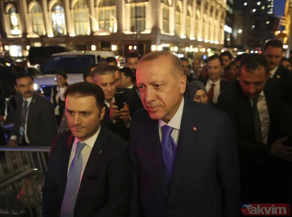 Başkan Erdoğan'a ABD'de coşkulu karşılama - 4