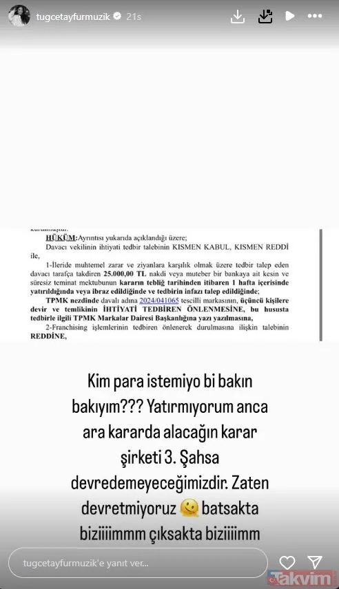 Necla Nazır da dahil olmuştu! Ferdi Tayfur ve Tuğçe Tayfur’un baba-kız tartışmasında yeni gelişme! - 10