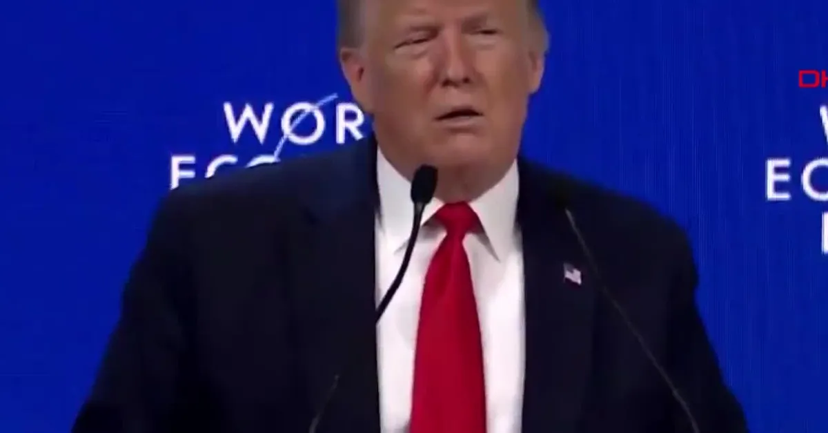Davos'ta konuşan Trump yine Fed'e yüklendi