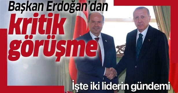 Son dakika: Başkan Erdoğan, KKTC Başbakanı Ersin Tatar ile telefonda görüştü