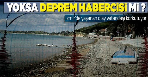İzmir’de meydana gelen doğa olayı yürekleri ağza getirdi