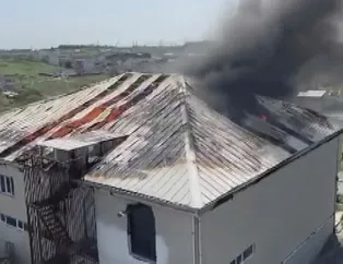 2 katlı depoda yangın