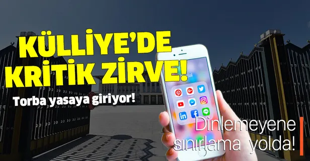 Cumhurbaşkanlığı Külliyesi'nde sosyal medya zirvesi! Dinlemeyene sınırlama gelecek!