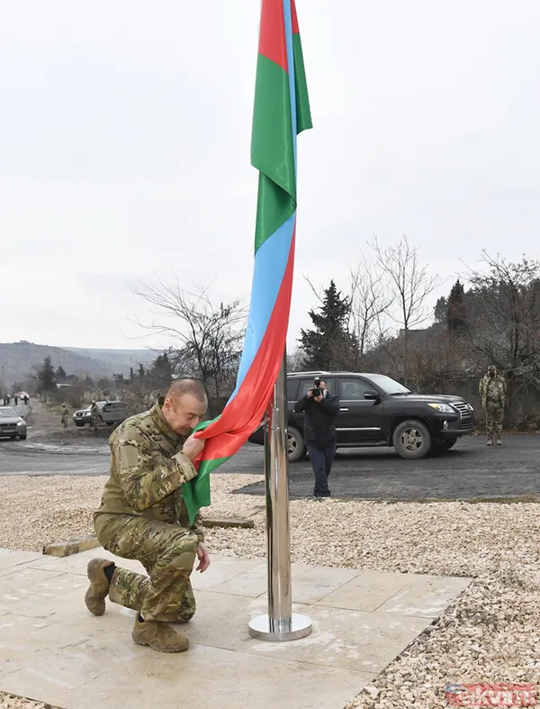 SON DAKİKA: Azerbaycan Cumhurbaşkanı İlham Aliyev işgalden kurtarılan Gubadlı'yı ziyaret etti - 14