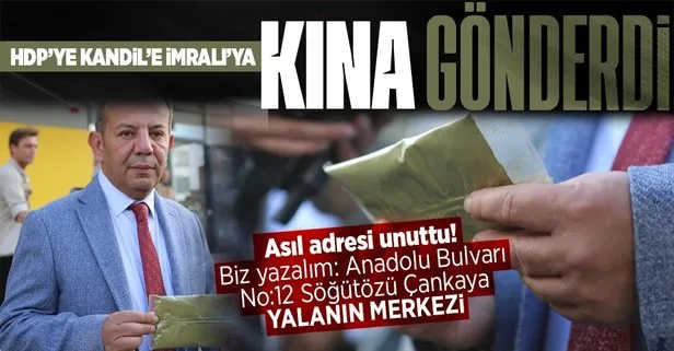 CHP’den 1 yıl ihraç edilen Tanju Özcan HDP’ye İmralı’ya ve Kandil’e kına gönderdi