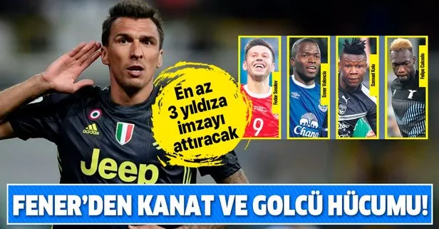 Fenerbahçe kanat ve golcü transferi için saldırıyor! Listede önemli yıldızlar var...