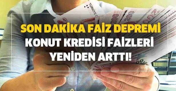 Son dakika faiz depremi: Vakıfbank, Ziraat Bankası yeni konut kredisi faiz oranları...