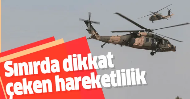 Suriye sınırında dikkat çeken hareketlilik