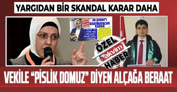 Hakim Muzaffer Umut Beycur, Milletvekili Ravza Kavakcı Kan’a pislik domuz diyen alçağa beraat kararı verdi!