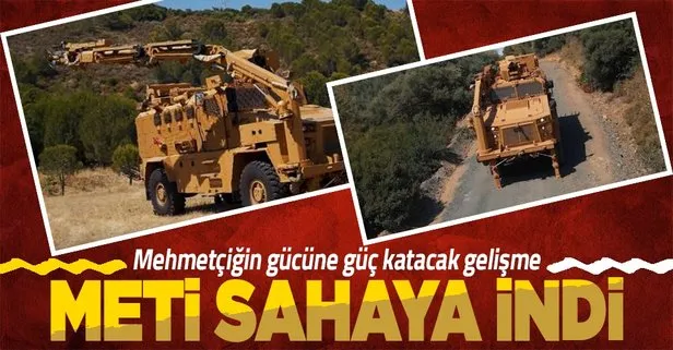 Mehmetçiğin yeni yardımcısı METİ Kara Kuvvetleri Komutanlığı envanterine girdi