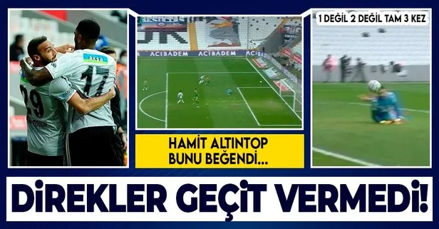Beşiktaş, Alanyaspor karşısında direklere takıldı!