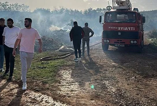 Muğla’da makilik alanda yangın