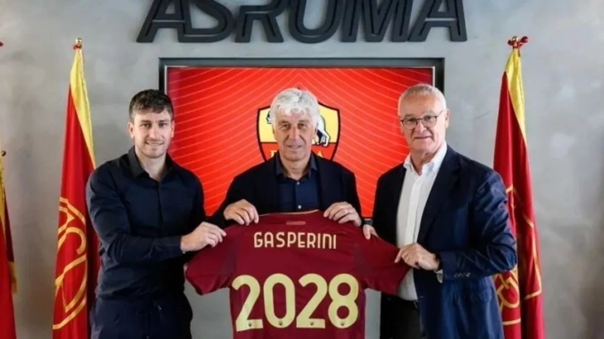 Gian Piero Gasperini resmen Roma'da