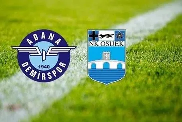 Adana Demirspor - Osijek maçı kaç kaç bitti!