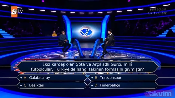 Kenan İmirzalıoğlu Kim Milyoner Olmak İster'de sordu: Dikkat çeken Cumhuriyet ve Atatürk sorusu - 49