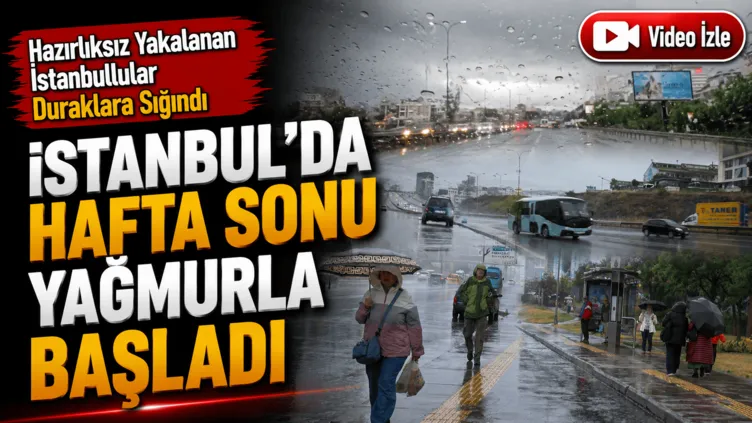 İstanbul’da sağanak etkili oldu