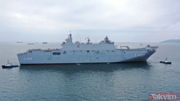 SON DAKİKA: TCG Anadolu deniz testleri için limandan ayrıldı! SSB paylaştı: Donanmamızın gücüne güç katacak - 9