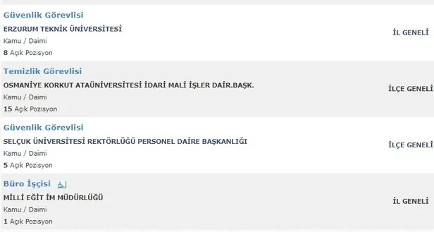 Kamu Personeli alımı başvuru şartları açıklaması geldi! 23 Haziran İŞKUR Kamu İlanları...-3