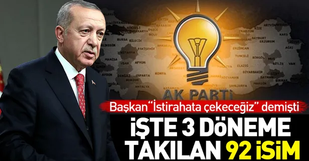AK Parti'de 3 döneme takılan 92 isim var-1