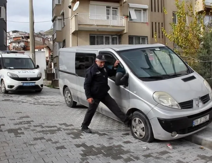 17 aracın lastiğini kesti serbest bırakıldı