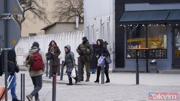 Rusya Ukrayna savaşı kıtlık yarattı! Ukrayna'da mağazalar kapalı raflar boş benzin yok - 6