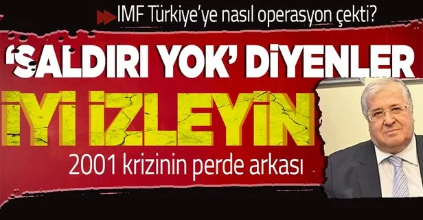 2001 krizindeki dış müdahaleyi anlattı